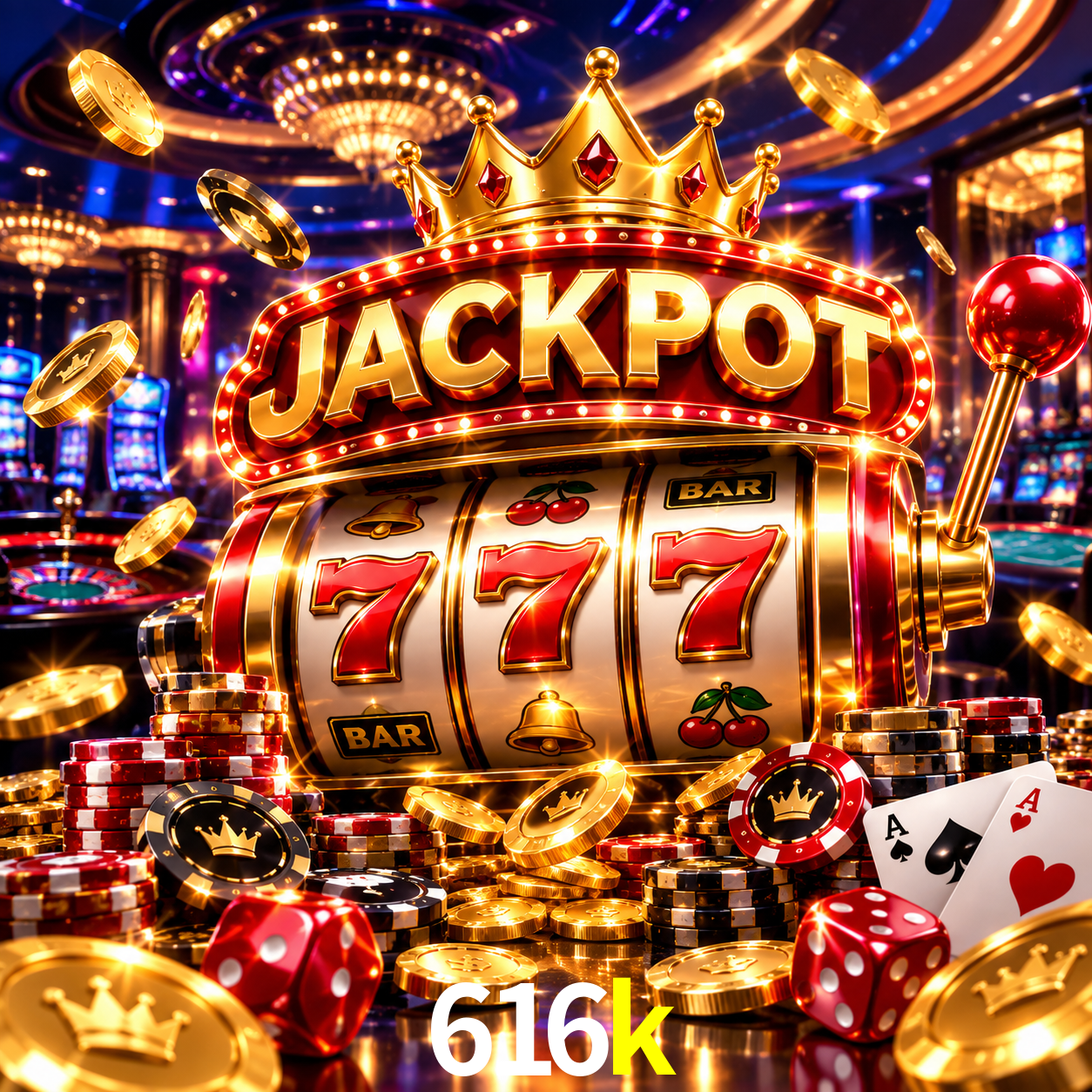 Jackpots e promoções na 616k